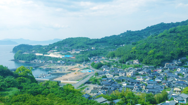 津奈木町の風景